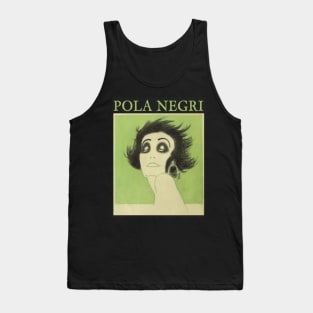 POLA NEGRI - Vamp caricature Tank Top